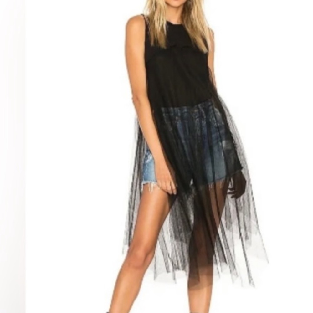 Free People All the Way Up Tulle Tank Halloween